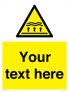 Custom Warning: Flood zone